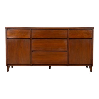 1960s Mid-Century Sideboard Credenza Dresser by Stanley For Sale
