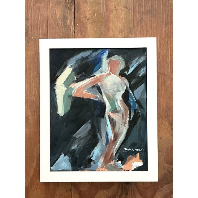 Figurative Vintage Abstract Figurative Painting For Sale - Image 3 of 14