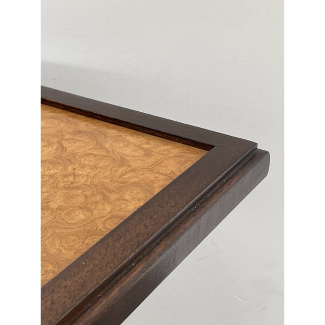 1960s Vintage Edward Wormley for Dunbar "Janus" Pedestal Drink Table For Sale - Image 5 of 12