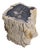 Big Petrified Wood Side Table by Xyleia Petrified Wood For Sale