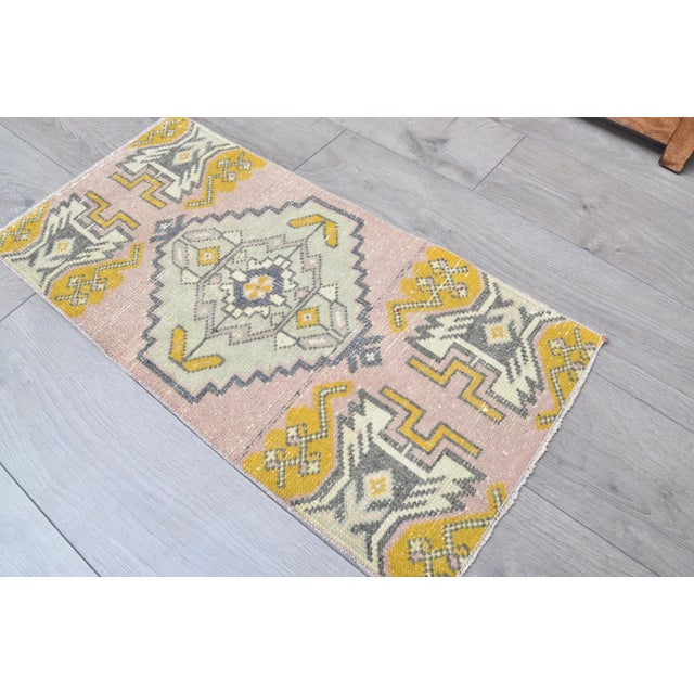 1960s Bohemian Vintage Tribal Rug For Sale - Image 5 of 6