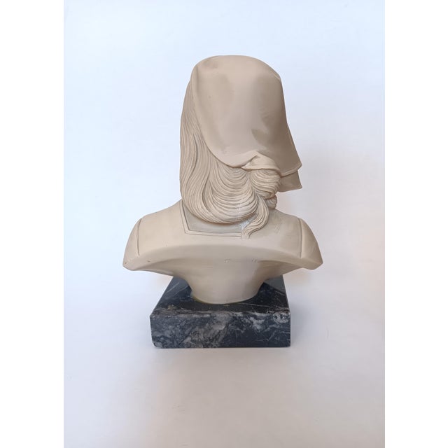 Juana De Arco Bust in Resin by Giannelli, 1970s For Sale - Image 3 of 6