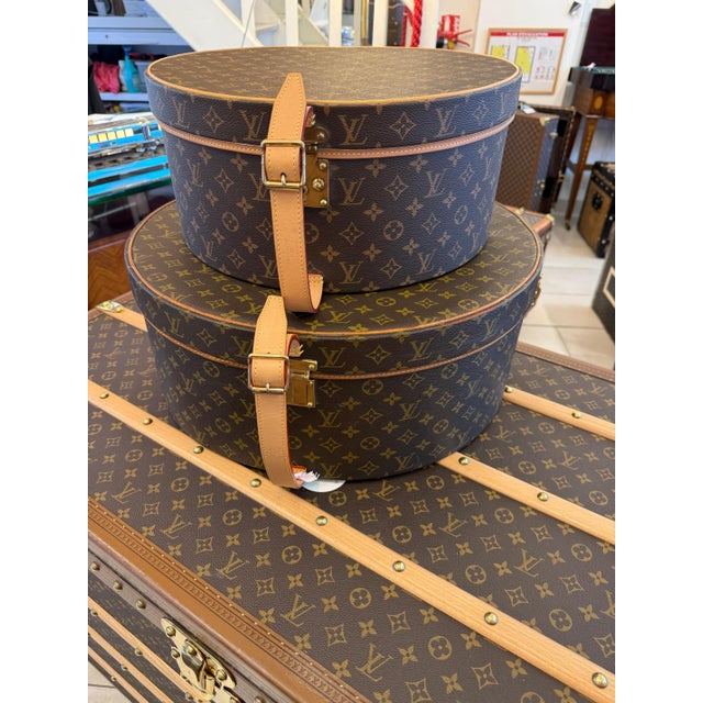 Round Hat Box from Louis Vuitton, 2000s For Sale - Image 12 of 16