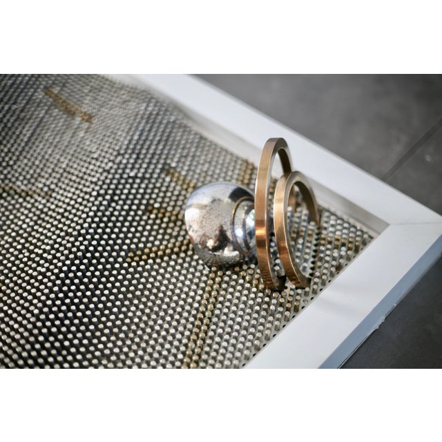 Silver Sculpture, 1980s, Steel Rods with Aluminum Support For Sale - Image 8 of 18