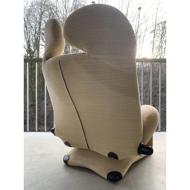 Postmodern Wink Chair by Toshiyuki Kita for Cassina, 1980s For Sale - Image 15 of 18