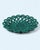 Teal Vintage Green Ceramic Lace Bowl from Vallauris, 1950s For Sale - Image 8 of 12