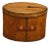 Wood and Leather Hat Trunk For Sale