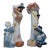 Vintage Fitz and Floyd Pilgrims Progress Candlestick Holders - A Pair For Sale