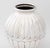 Italian Handmade 800 Silver Globular Vase, with repousse geometric design, struck with hallmarks for Florence and "Fatto a...