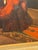 Late 20th Century Large Painting of Two Curious Girls For Sale - Image 4 of 7
