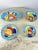 Glazed Ceramic Plates from La Musa, Italy, 1980s, Set of 4 For Sale - Image 9 of 9