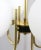 Mid-Century Modern Mid-Century Brass and Opaline Glass Chandelier For Sale - Image 3 of 11