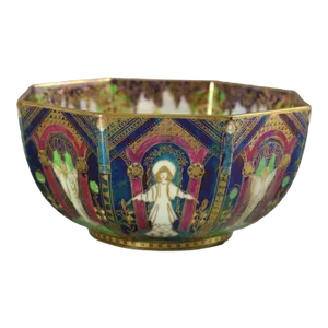 Wedgwood Fairyland Lustre 'Geisha' Octagonal Bowl
