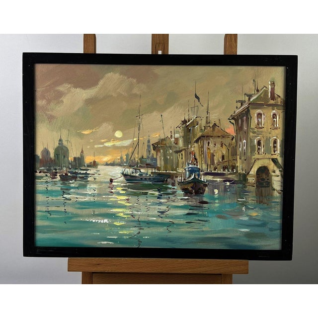"№AAA6360 *** ABOUT THIS PAINTING *** * TITLE: ""Venice at sunset"" * ARTISTS: Yuriy Suprunchuk * SIZE: 30x40...