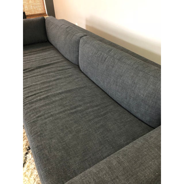 Restoration Hardware Italia Track Arm 9ft Sofa Luxe Chairish