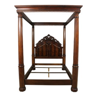 Henredon Natchez Collection Queen Size Canopy Bed For Sale