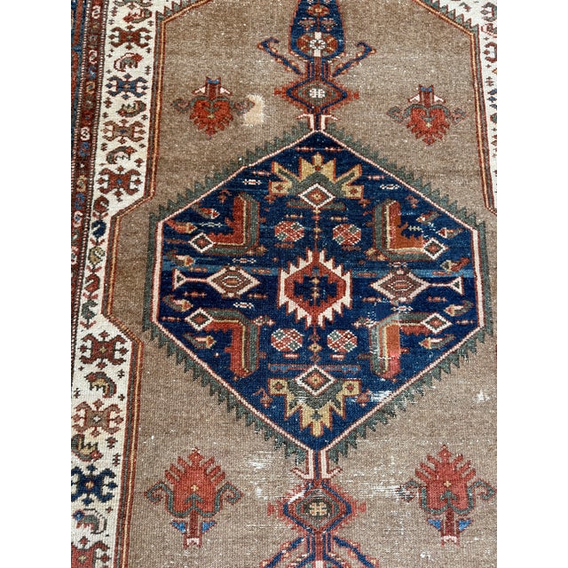 Islamic 3ft 9in X 5ft 9in Hamadan Iranian Area Rug For Sale - Image 3 of 11