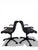 1970s Vintage Sapper Office Chairs in Black Leather on Glides by Richard Sapper for Knoll, 1979, Set of 2 For Sale - Image 5 of 14