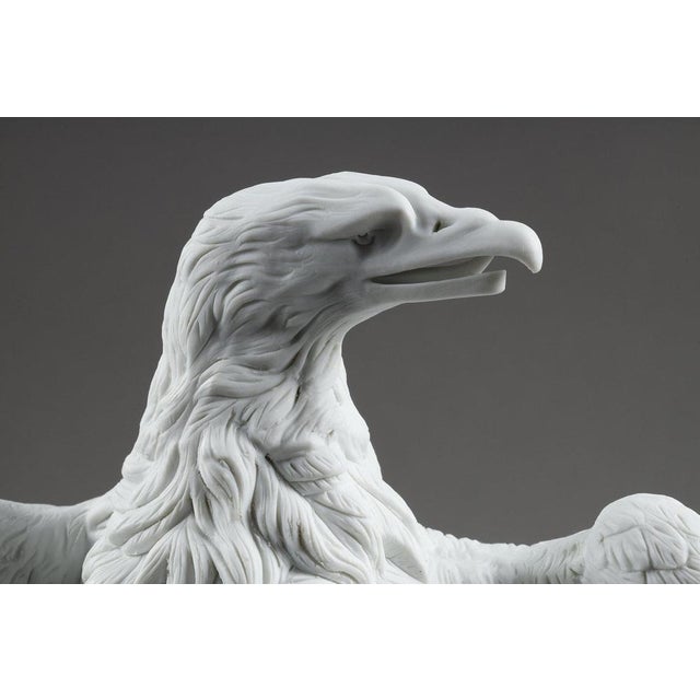 Biscuit Sculptures of Napoleon III Eagles, 1860, Set of 2 For Sale - Image 14 of 18