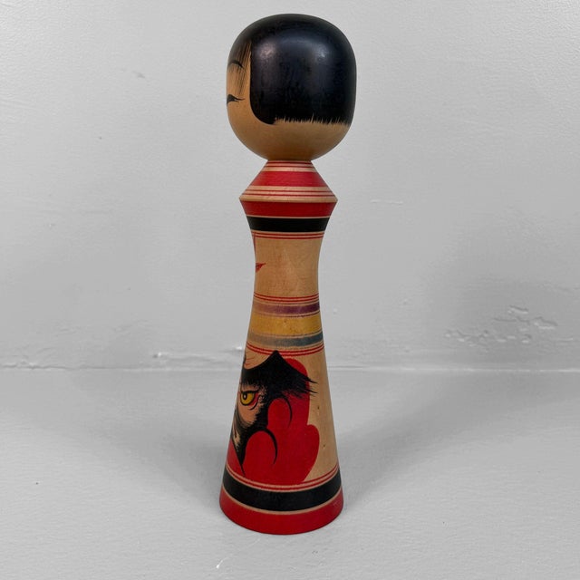 Japanese Kokeshi by Moriharu Kitayama, 1980 For Sale - Image 9 of 12