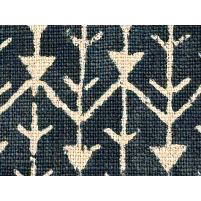 2020s Carolina Irving "Amazon" Indigo Fabric For Sale - Image 5 of 5