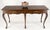 Baker 54" Long 6 Legged Burl Walnut 2 Drawers Cabriole Leg Console Sofa Table For Sale - Image 12 of 15