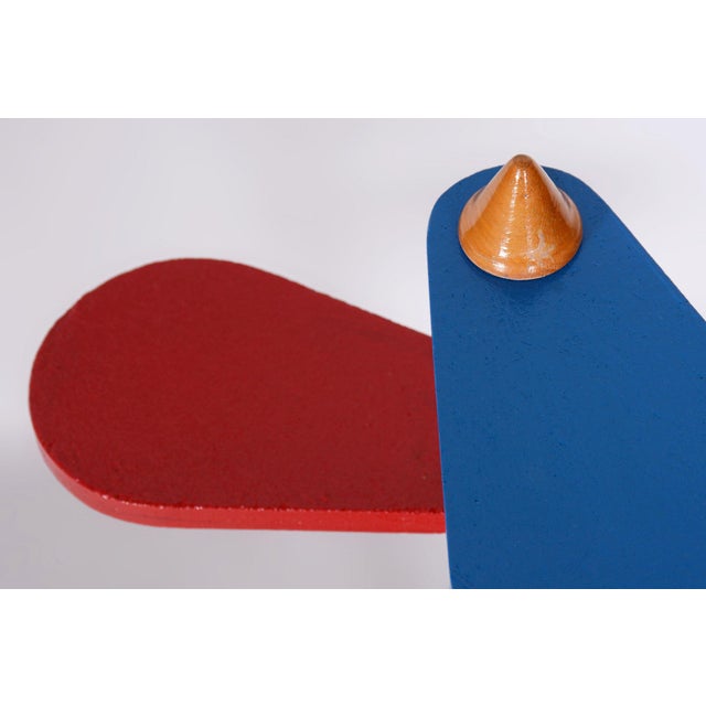 Wood Mid-Century Flower Stand in Beech, 1950s For Sale - Image 7 of 9