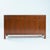 Transitional Cherry Wood Sideboard with Brass Geometric Hardware, 1980s For Sale - Image 4 of 18