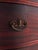 Oxblood Red Antique Serpentine Mahogany Chest of Drawers, C. 1890 For Sale - Image 8 of 13