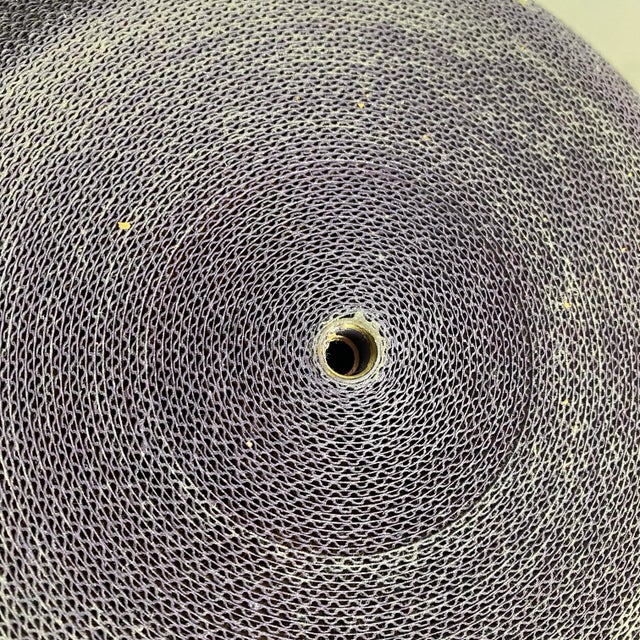 Purple 1970s Corrugated Table Lamp For Sale - Image 8 of 13