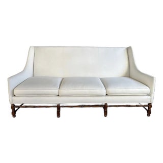 Ebanista Belgian Linen Sofas For Sale