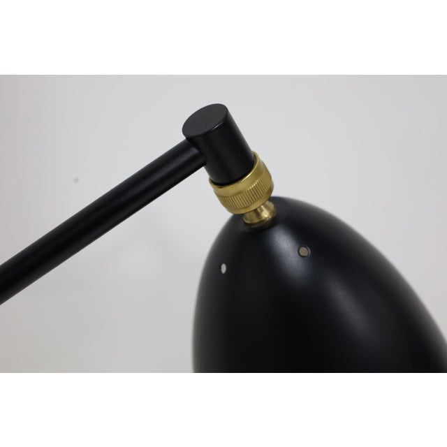 Metal Greta Magnusson Grossman 'Grasshopper' Floor Lamp in Matte Black for Gubi For Sale - Image 7 of 9