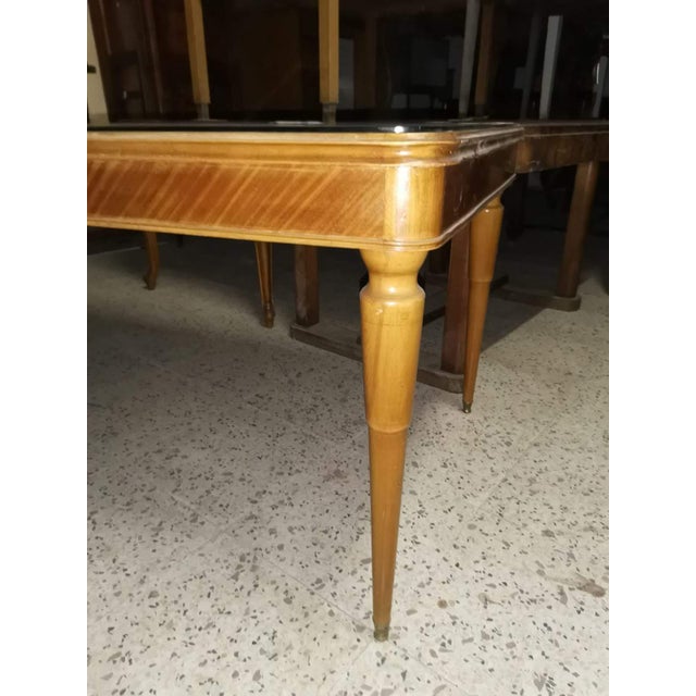 Italian Wood Veneer Dining Table, 1950s Chairish