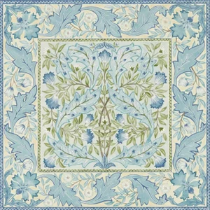 Morris & Co Wilhelmina Indigo Wallpaper in Indigo - a Sample