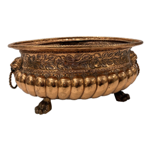 Antique French Copper Jardinere