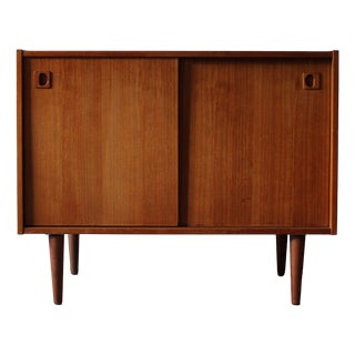 Vintage Danish Cabinet for LP Player in Teak, 1960s For Sale