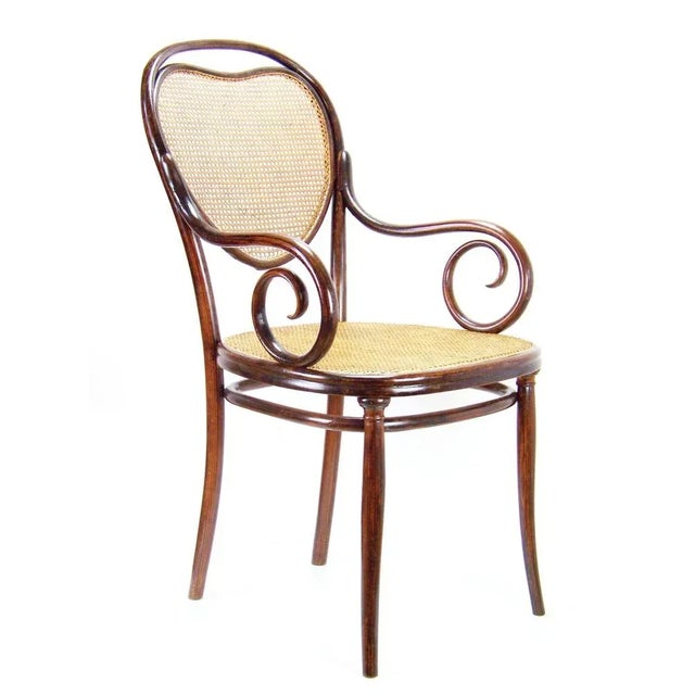 Thonet Viennese Nr. 3 Armchair from Thonet, 1860s For Sale - Image 4 of 7