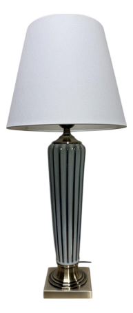 Porcelain and Metal Table Lamp