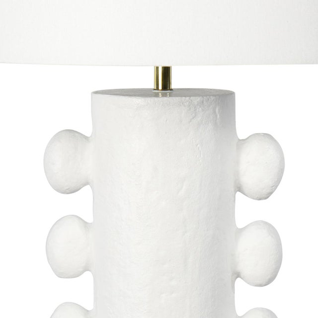 Traditional Regina Andrew Sanya Metal Table Lamp, White For Sale - Image 3 of 6