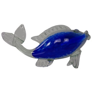 Italian Murano Glass Fish by Fratelli Toso, Italy, 1960s For Sale