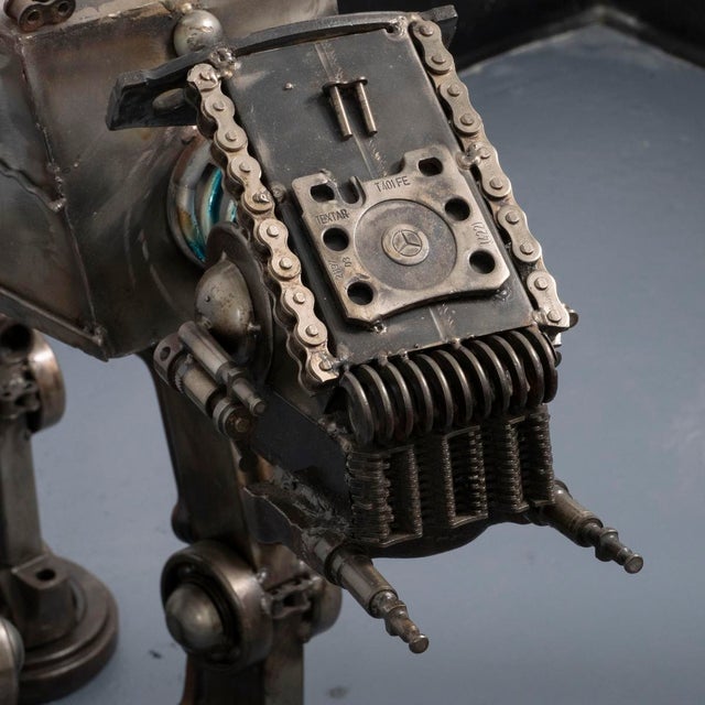 Star Wars inspired Imperial walker sculpture For Sale - Image 10 of 12