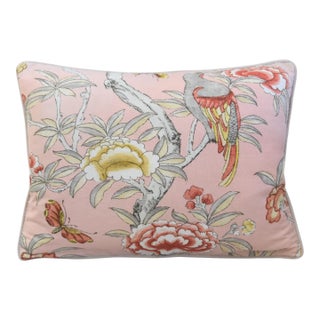 Thibaut Floral & Birds Giselle Botanical Feather/Down Pillow For Sale