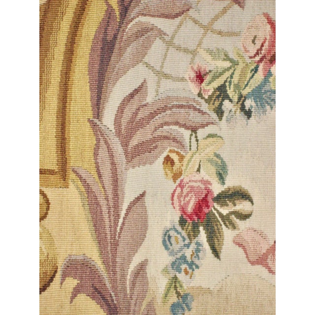 Mid 19th Century French Aubusson Pastoral Scene Tapestry For Sale - Image 10 of 12