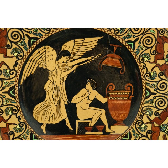 Vintage Futurist Ceramic Plate, 1920s For Sale - Image 13 of 18