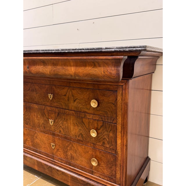 19th Century Louis Philippe Chest With Marble For Sale In Nashville - Image 6 of 14