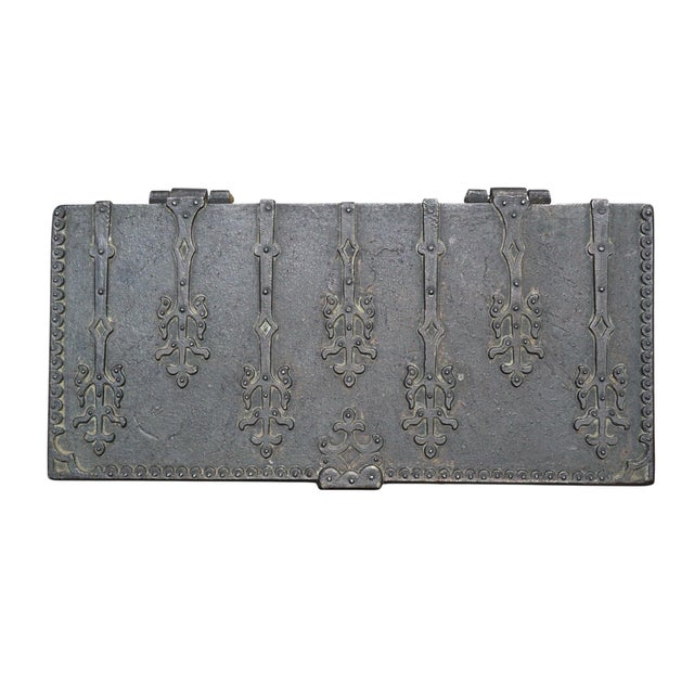 Metal Antique Danish Bronze Lidded Box-Battle of Lyndanisse For Sale - Image 7 of 11