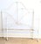 American Antique Cast Iron Twin Bed Frame White For Sale - Image 3 of 13