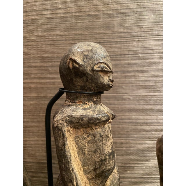 Tribal Carved African Mounted Slingshots- A Set of 3 For Sale - Image 3 of 5