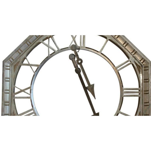 Antique Large Metal Clock Face With Hands Chairish