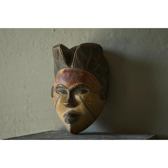 Wood African Bena Lulua Mask Kasai Region, 1940s For Sale - Image 7 of 13